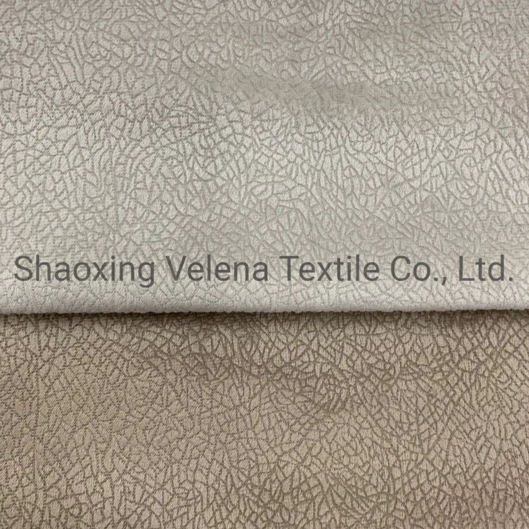 Furniture Fabric for Sofa Fabric 100% Polyester FDY Velvet with Burn-out Fabric for Home Textile Fabric Ready Goods for Fast Shipment Upholstery Fabrics