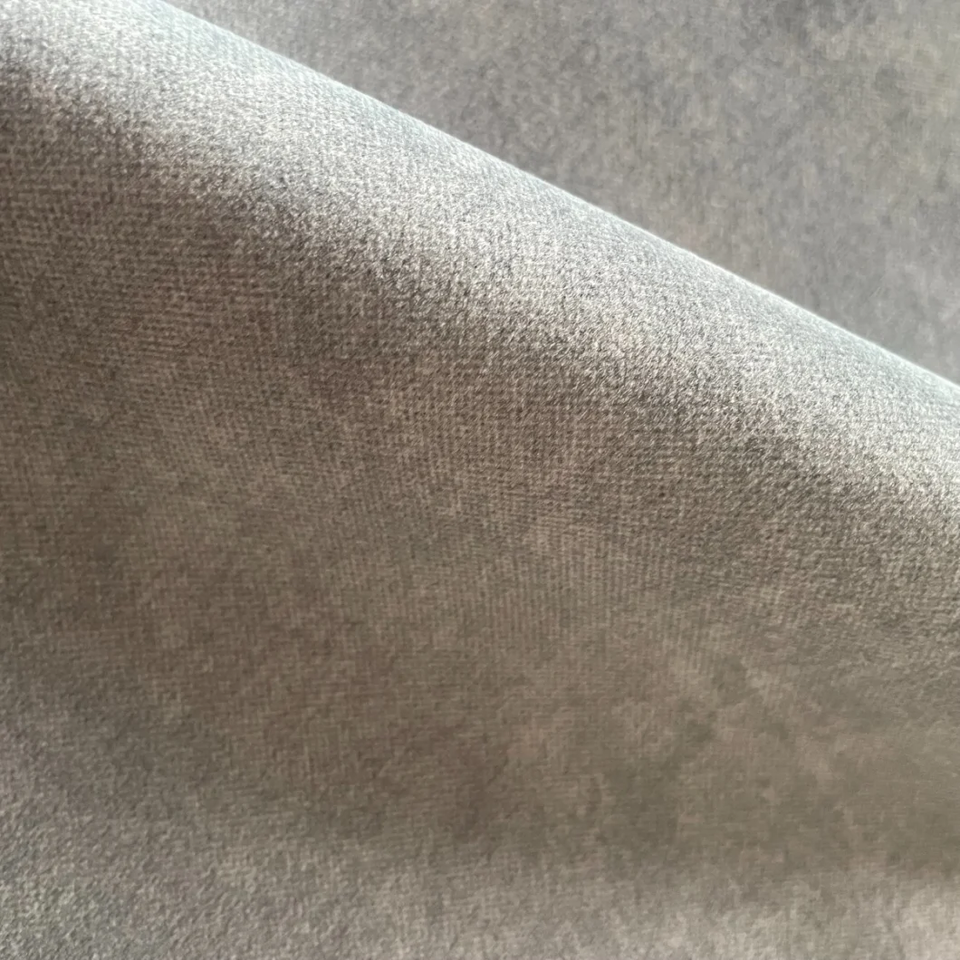 Printed Velvet in Stock Fleece Upholstery Fabric Furniture Material Automotive Cloth (P158)